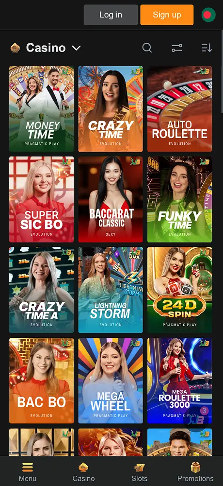 jeetbuzz app screenshot casino