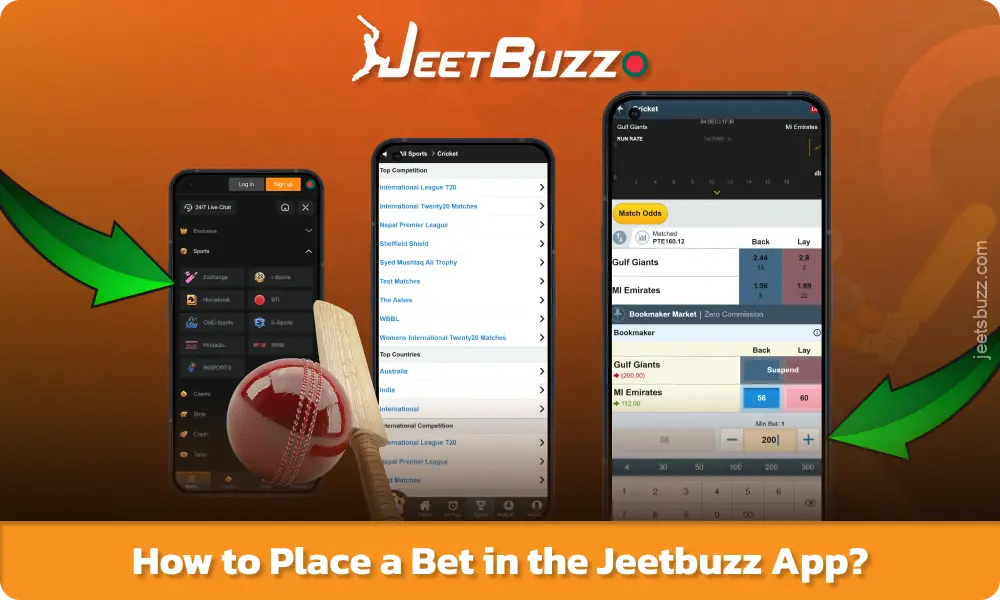 In the Jeetbuzz app, players from Bangladesh can start placing bets after registering and depositing funds